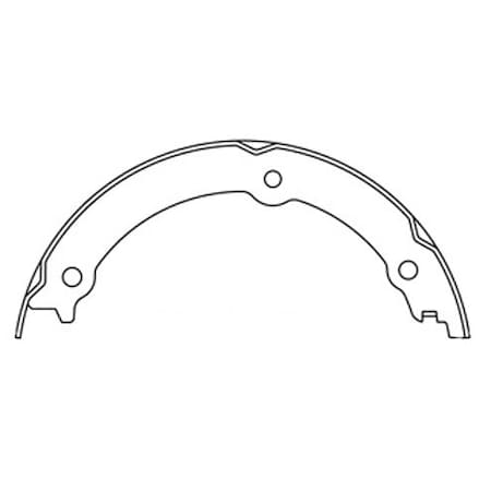 Centric Parts Centric Brake Shoes, 111.09080 111.09080